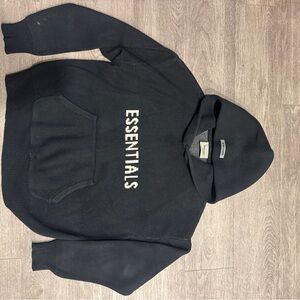 Essentials Black Crew Neck Sweater
